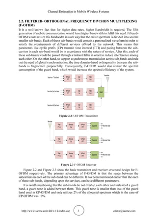 CHANNEL ESTIMATION IN MOBILE WIRELESS SYSTEMS | PDF