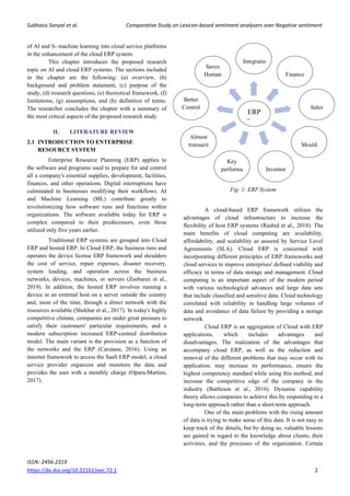 Investigating the use of an Artificial Intelligence Model in an ERP ...