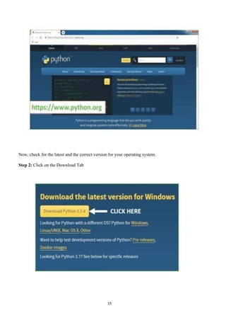 35
Now, check for the latest and the correct version for your operating system.
Step 2: Click on the Download Tab
 
