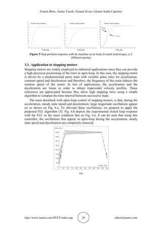 FUZZY LOGIC CONTROL DESIGN FOR ELECTRICAL MACHINES | PDF