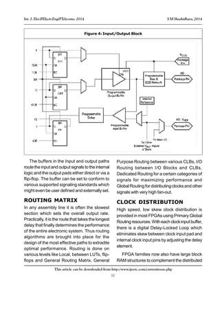 FIELD PROGRAMMABLE GATE ARRAYS AND THEIR APPLICATIONS | PDF