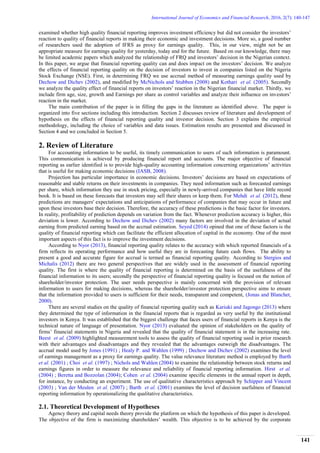 Financial Reporting Quality on Investors? Decisions | PDF
