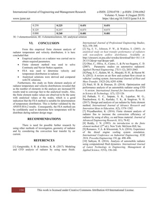 Finite Element Analysis to Predict Temperature and Velocity ...