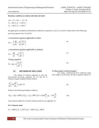 Finite Element Analysis to Predict Temperature and Velocity ...
