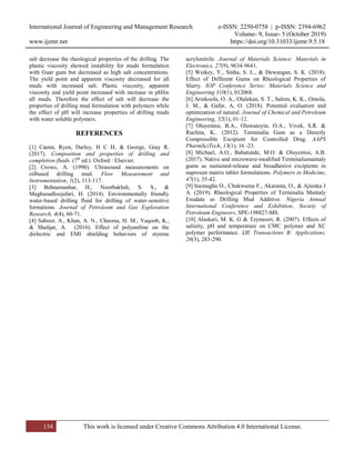 The Effect of pH and Salinity on the Rheological Properties of Drilling ...