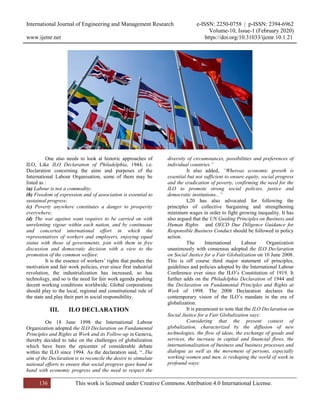 An Essay On Making Globalization Fair The Ilo Way Pdf
