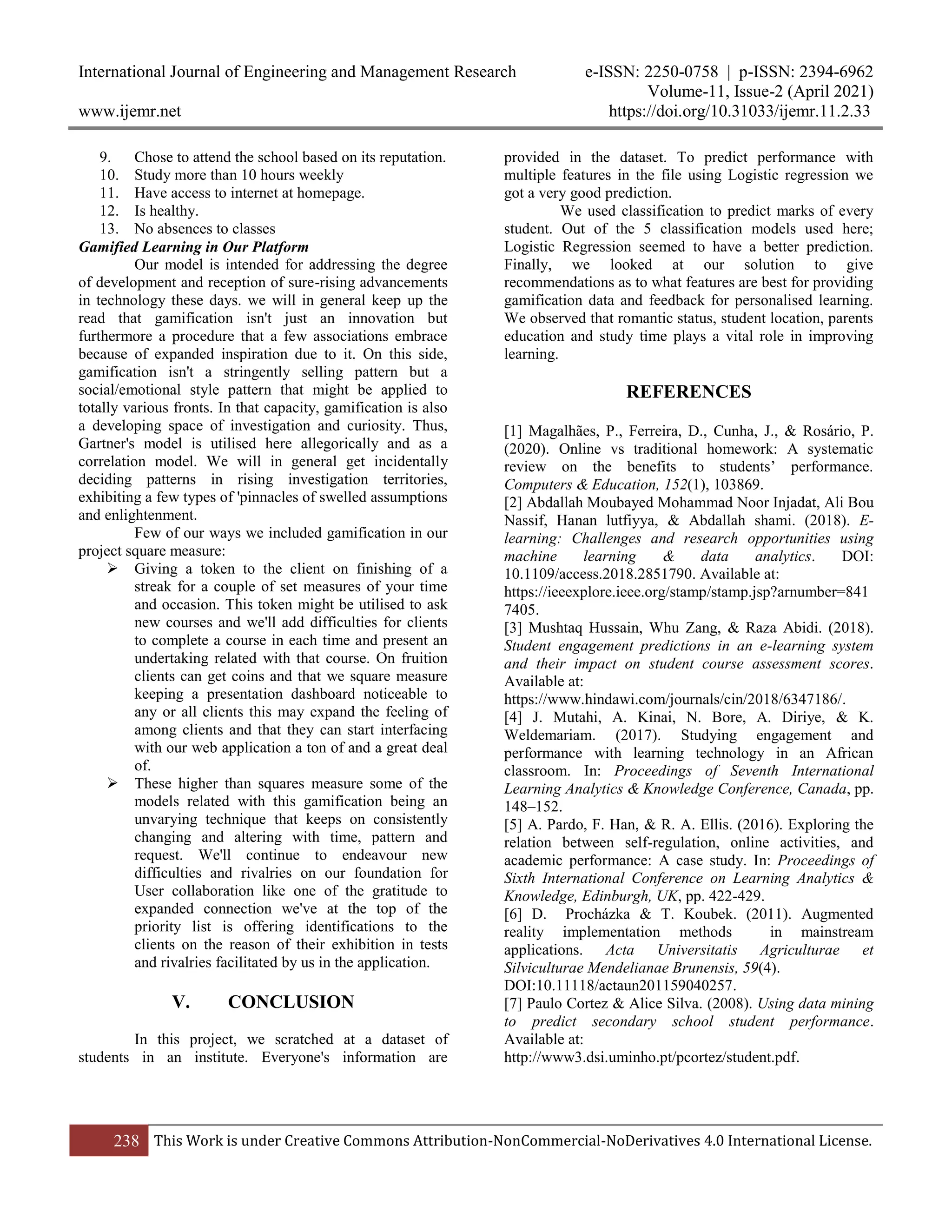 Online Learning Management System and Analytics using Deep Learning | PDF