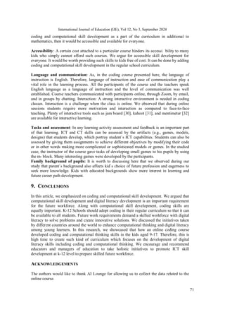 Computational Thinking and AI Coding for Kids to Develop Digital ...