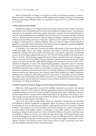 Fresh Look at Ijerph 15 02043 The Epidemiology Of Food Allergy