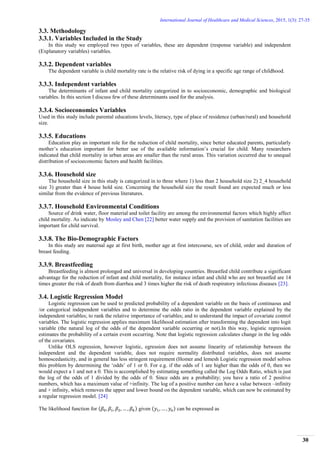 Determinats of Child Mortality in Arba Minch Hospital | PDF