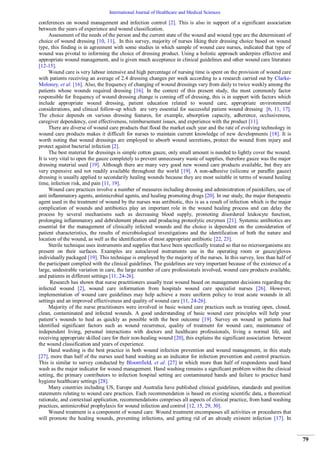 A Survey of Wound Care Practices by Nurses in a Clinical Setting | PDF