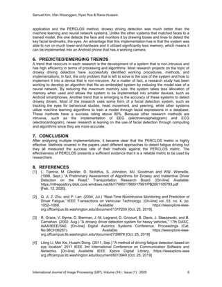 Detecting Fatigue Driving Through PERCLOS: A Review | PDF