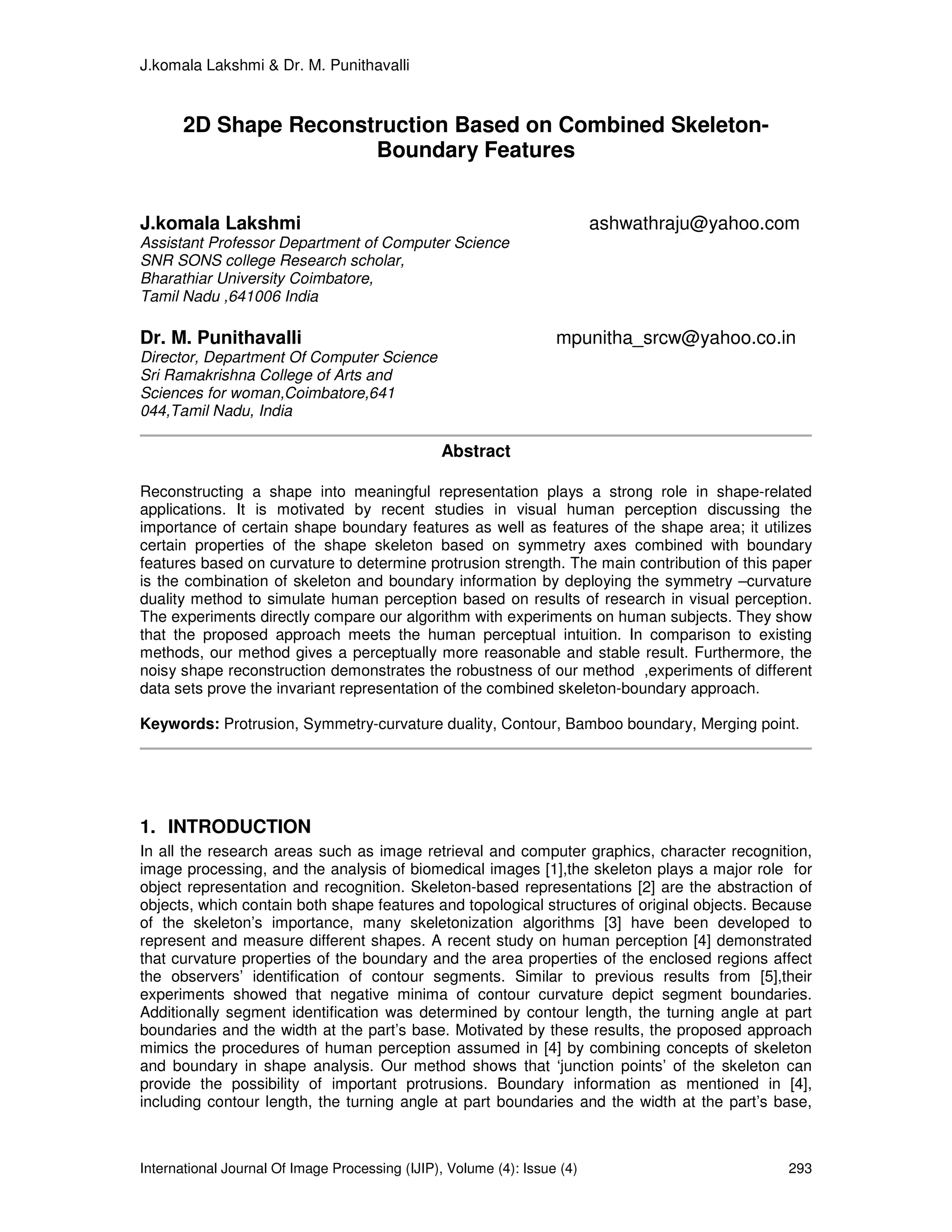 2D Shape Reconstruction Based on Combined Skeleton-Boundary Features ... image.