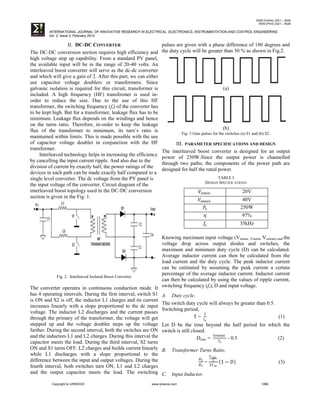 Design and Simulation of Efficient DC-DC Converter Topology for a Solar ...