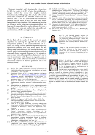 Genetic Algorithm for Solving Balanced Transportation Problem | PDF