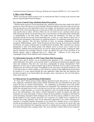 SECUREWALL-A FRAMEWORK FOR FINEGRAINED PRIVACY CONTROL IN ONLINE SOCIAL ...