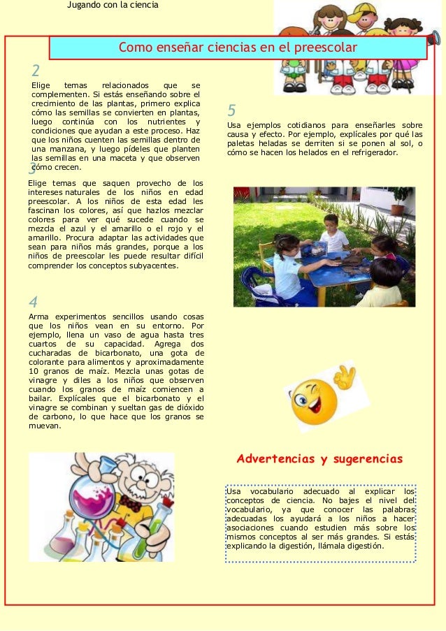 Como enseñar ciencias en el preescolar (2)
