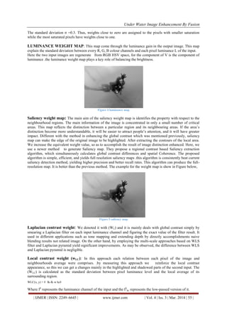 Under Water Image Enhancement by Fusion | PDF