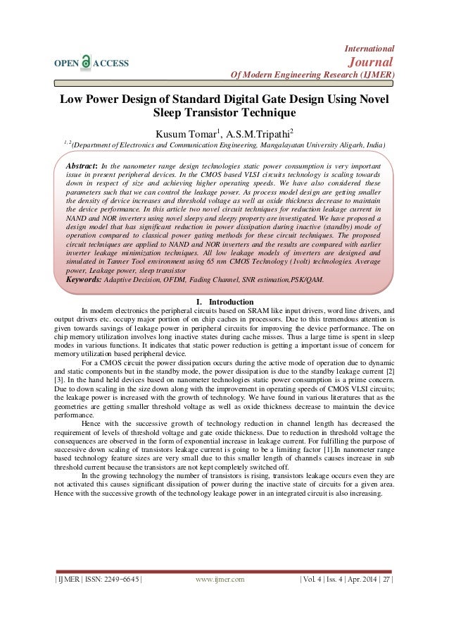 Low power vlsi design phd thesis