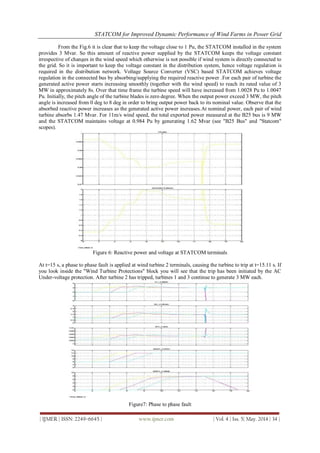 STATCOM for Improved Dynamic Performance of Wind Farms in Power Grid | PDF