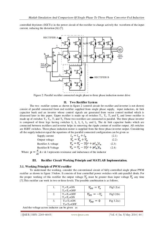 Matlab simulation of single phase induction motor