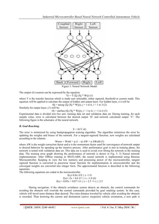 Industrial Microcontroller Based Neural Network Controlled Autonomous ...