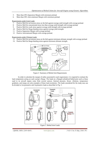 Optimization of Bolted Joints for Aircraft Engine Using Genetic ...