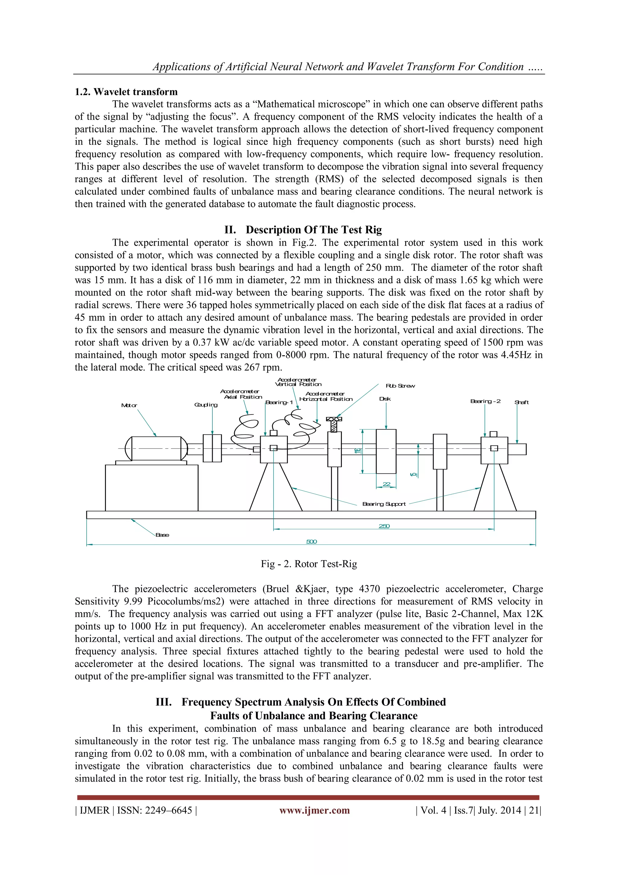 Applications of Artificial Neural Network and Wavelet Transform For ...