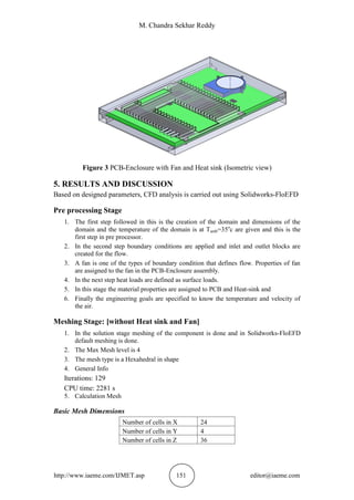 THERMAL ANALYSIS OF A HEAT SINK FOR ELECTRONICS COOLING | PDF