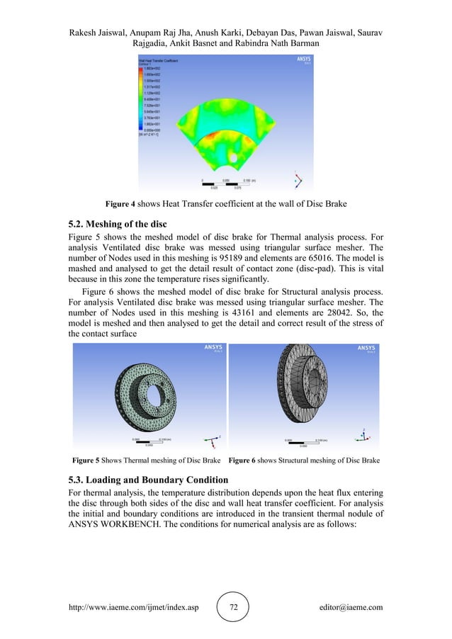 STRUCTURAL AND THERMAL ANALYSIS OF DISC BRAKE USING SOLIDWORKS AND ...