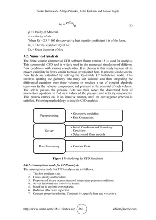 DETERMINATION OF HEAT TRANSFER COEFFICIENT OF BRAKE ROTOR DISC USING ...