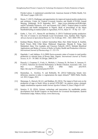 NATIONAL LIVESTOCK, POULTRY AND AQUACULTURE WASTE MANAGEMENT