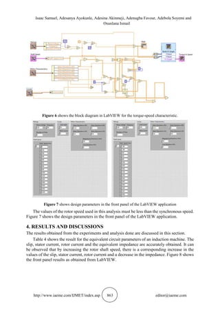 INDUCTION MACHINES ANALYSIS USING LABVIEW SOFTWARE PACKAGE _Ijmet 10 04 ...