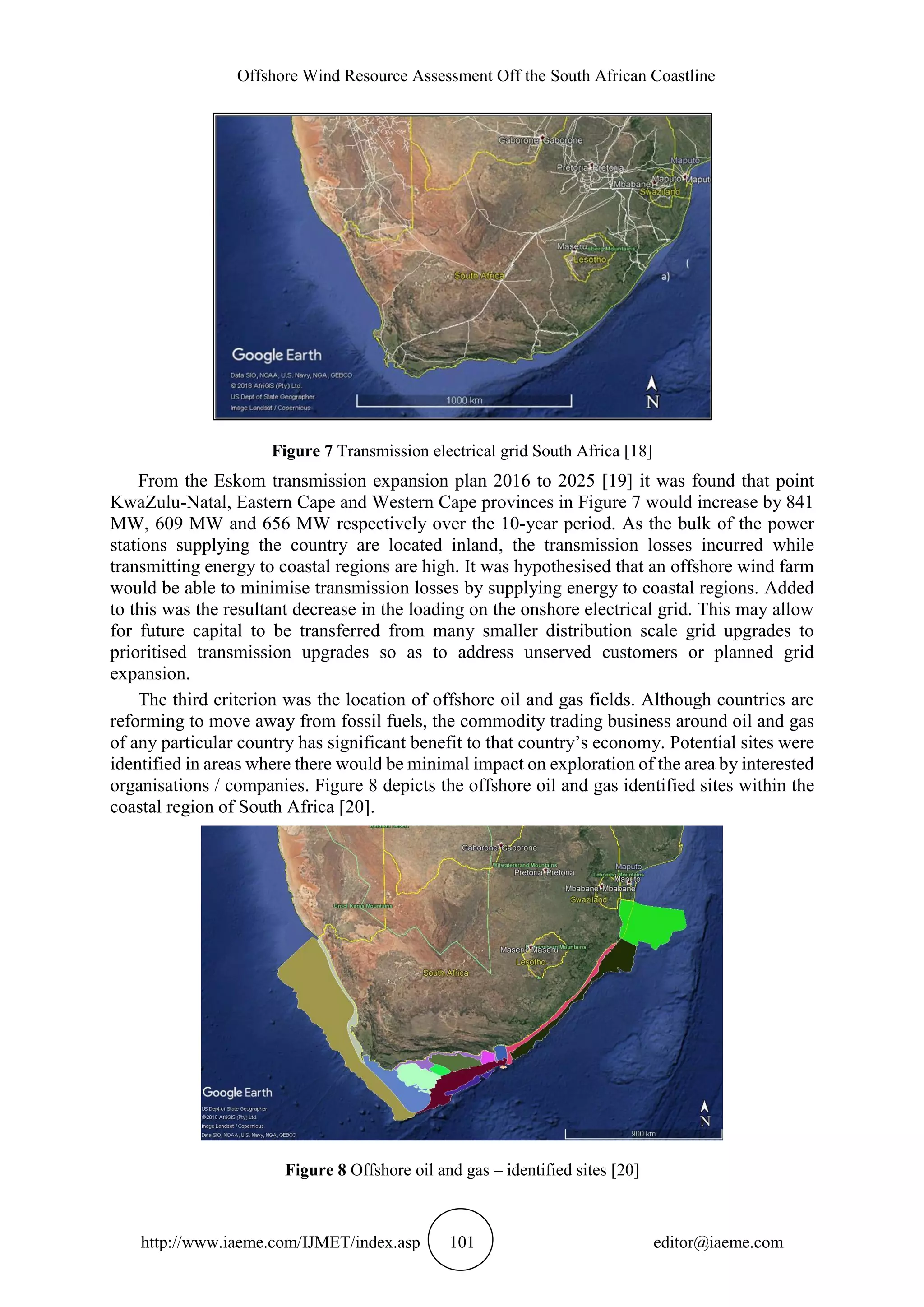 OFFSHORE WIND RESOURCE ASSESSMENT OFF THE SOUTH AFRICAN COASTLINE | PDF