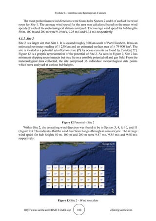 OFFSHORE WIND RESOURCE ASSESSMENT OFF THE SOUTH AFRICAN COASTLINE | PDF