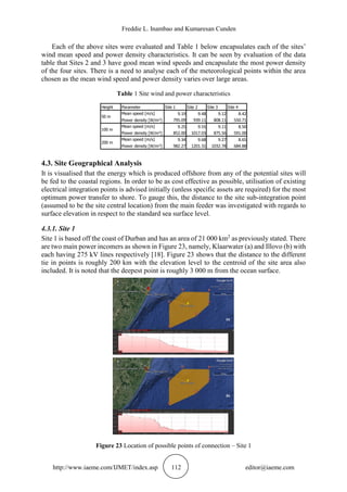 OFFSHORE WIND RESOURCE ASSESSMENT OFF THE SOUTH AFRICAN COASTLINE | PDF