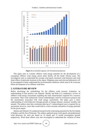 OFFSHORE WIND RESOURCE ASSESSMENT OFF THE SOUTH AFRICAN COASTLINE | PDF