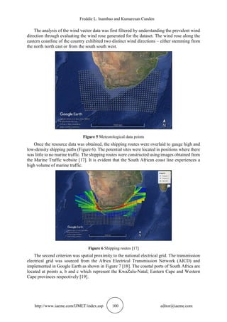 OFFSHORE WIND RESOURCE ASSESSMENT OFF THE SOUTH AFRICAN COASTLINE | PDF
