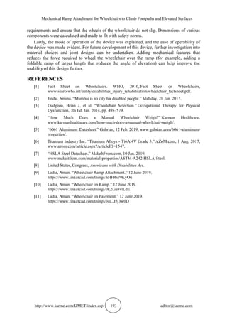 Example Script For Wheelchair MECHANICAL RAMP ATTACHMENT FOR WHEELCHAIRS TO CLIMB FOOTPATHS AND ...