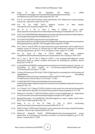 A REVIEW OF PARTICLE SWARM OPTIMIZATION (PSO) ALGORITHM | PDF