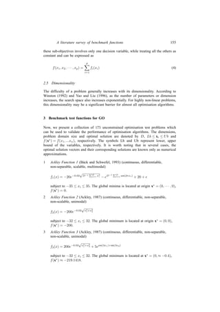 A literature survey of benchmark functions for global optimisation ...