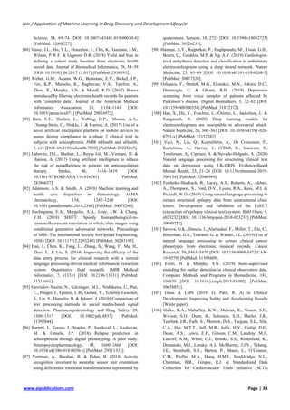 Application of Machine Learning in Drug Discovery and Development ...