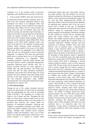 Application of Machine Learning in Drug Discovery and Development ...