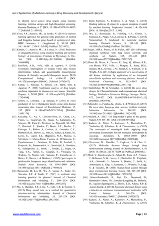 Application of Machine Learning in Drug Discovery and Development ...