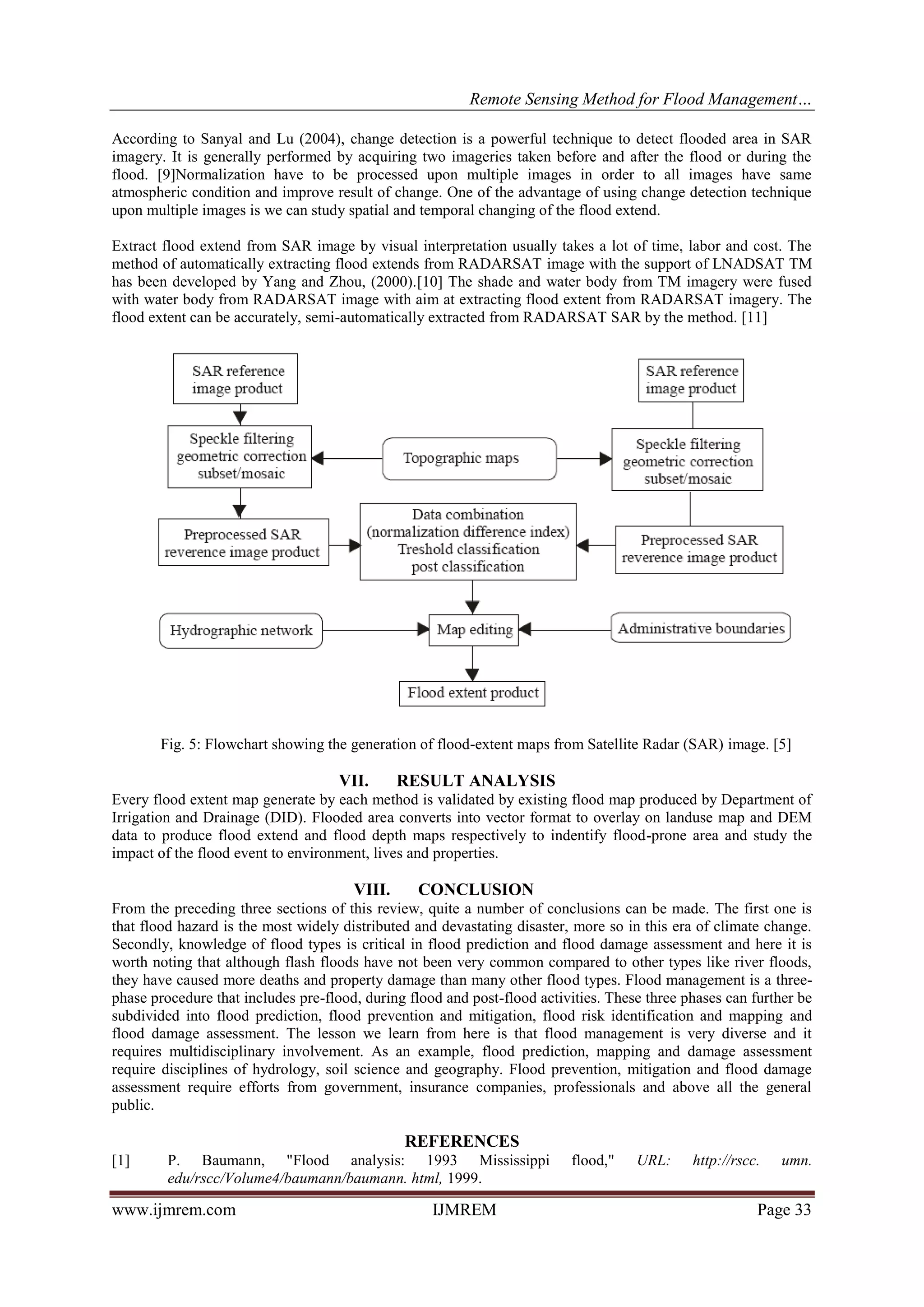 Remote Sensing Method for Flood Management System | PDF