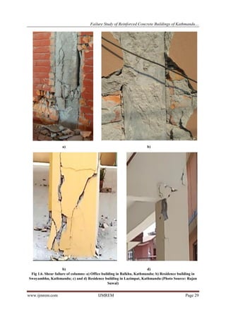 Failure Study of Reinforced Concrete Buildings of Kathmandu Valley In ...