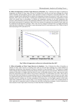 Thermodynamic Analysis of Cooling Tower with Air to Air Heat Exchanger ...