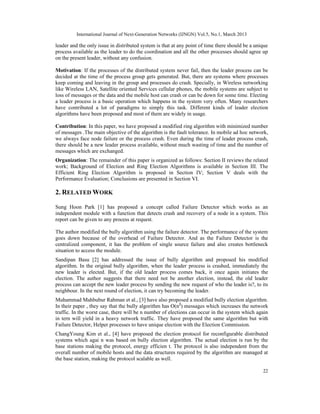 An Improved Leader Election Algorithm for Distributed Systems | PDF image.