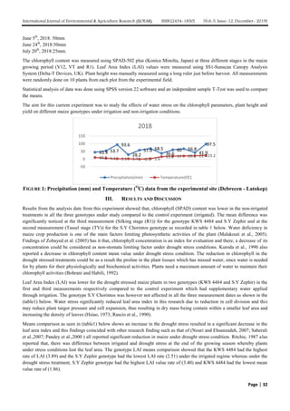 Effects of Water Deficiency on the Physiology and Yield of Three Maize ...