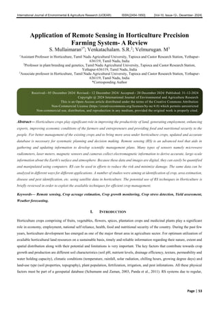 Application of Remote Sensing in Horticulture Precision Farming System ...